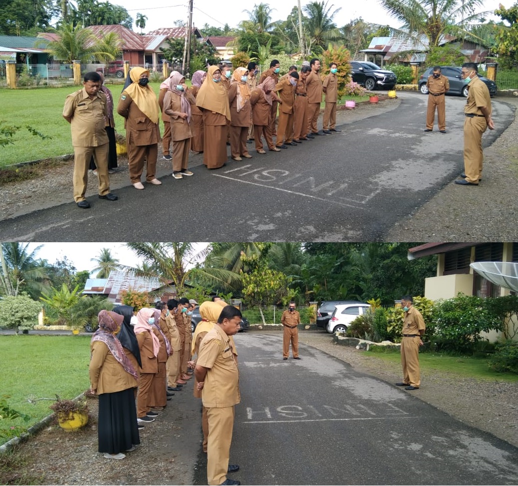 Pasar Usang - Senin / 17 Mei 2021 Apel Pagi Kantor Kecamatan Batang Anai