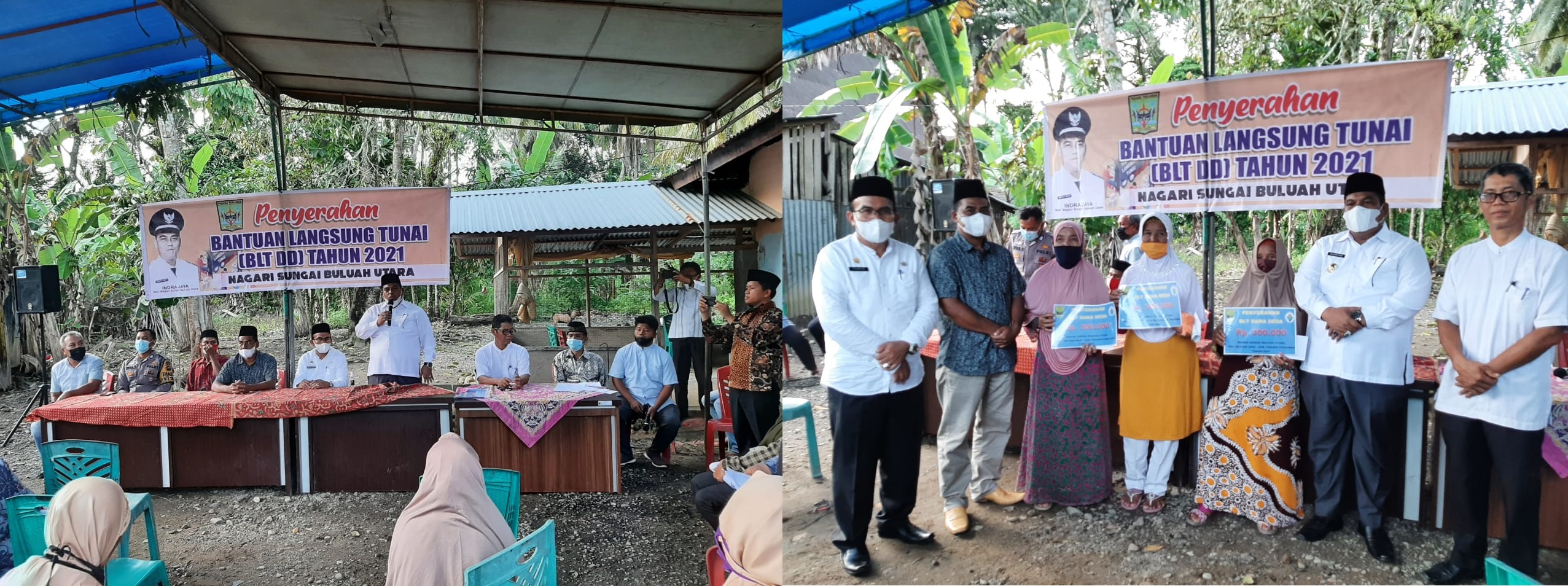 Penyerahan Bantuan Langsung Tunai (BLT DD) Tahun 2021