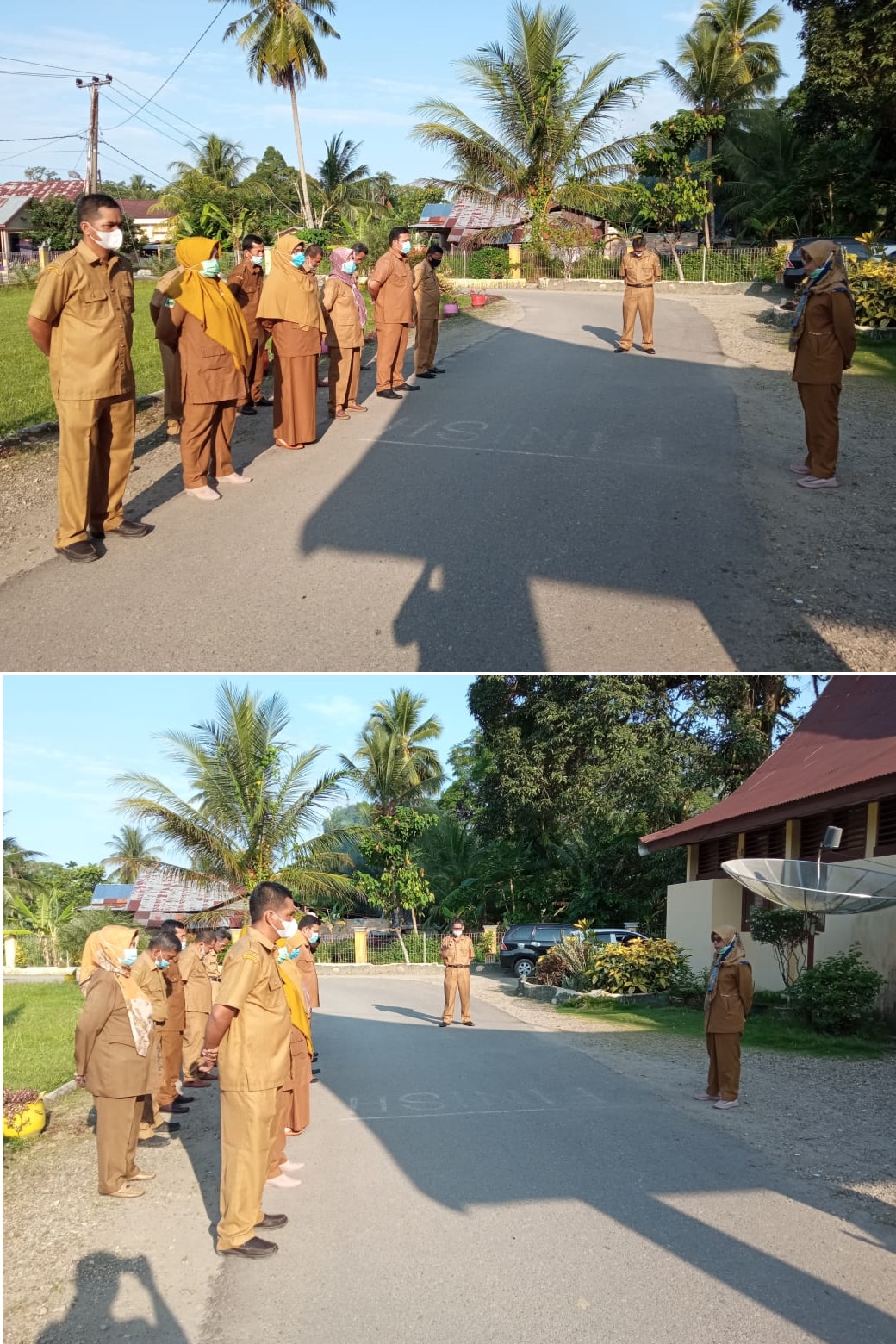 Pasar Usang - Senin / 26Julii 2021 Apel Pagi Kantor Kecamatan Batang Anai