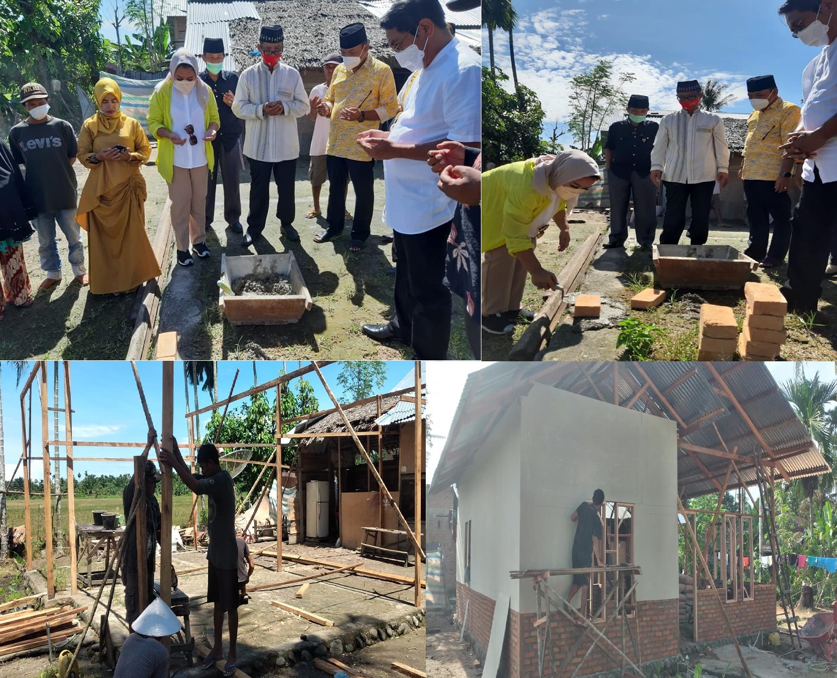 Bangunan Semi Permanen, Rumah Tidak Layak Huni (RTLH) oleh John Kenedy Azis, SH.MH