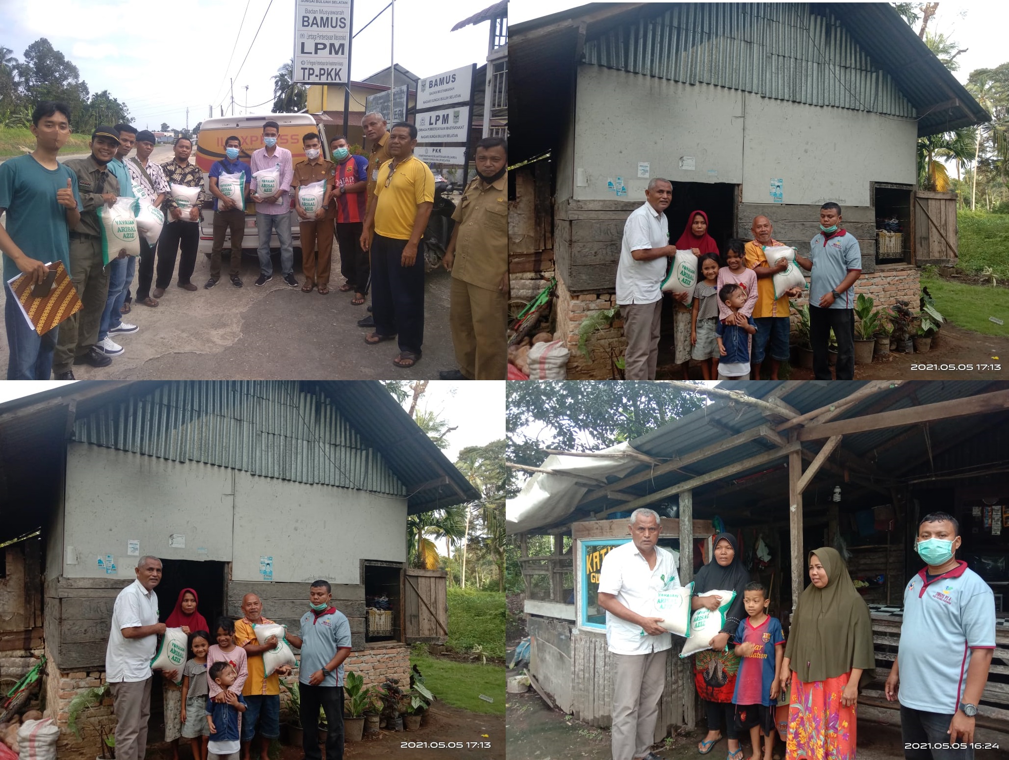 Pendampingan Penyerahan Zakat dari Yayasan Ar Risal Azis