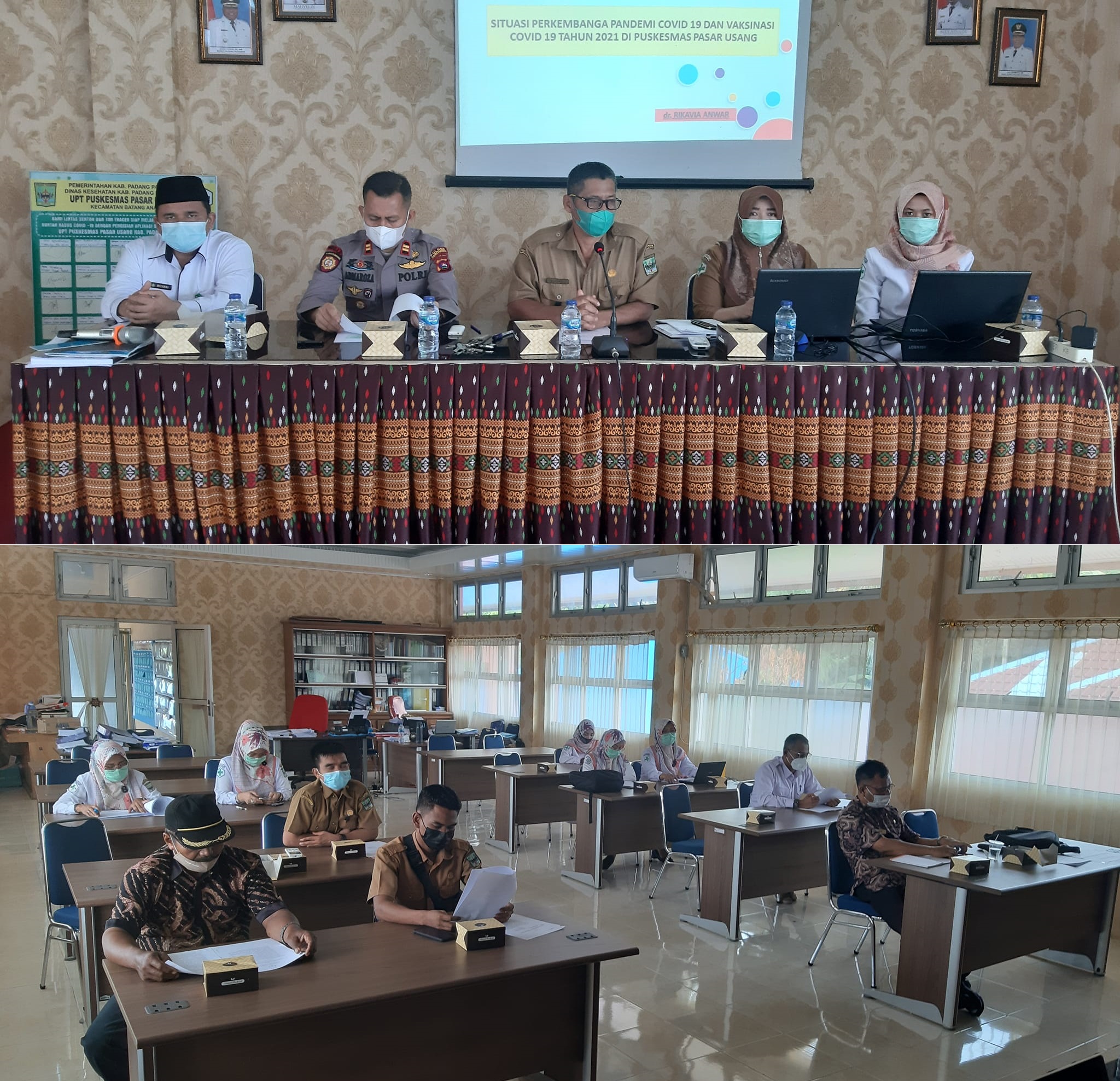 Rapat Lintas Sektor Percepatan Gebyar Vaksinasi Covid-19 Serentak / Gratis Tanpa Dipungut Biaya - Us