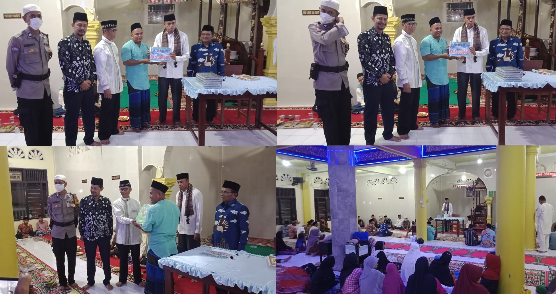 Tim 24 safari Ramadhan Kab. Padang Pariaman di Masjid Al Ikhlas, Nagari Kataping, Rabu / 21 April 20