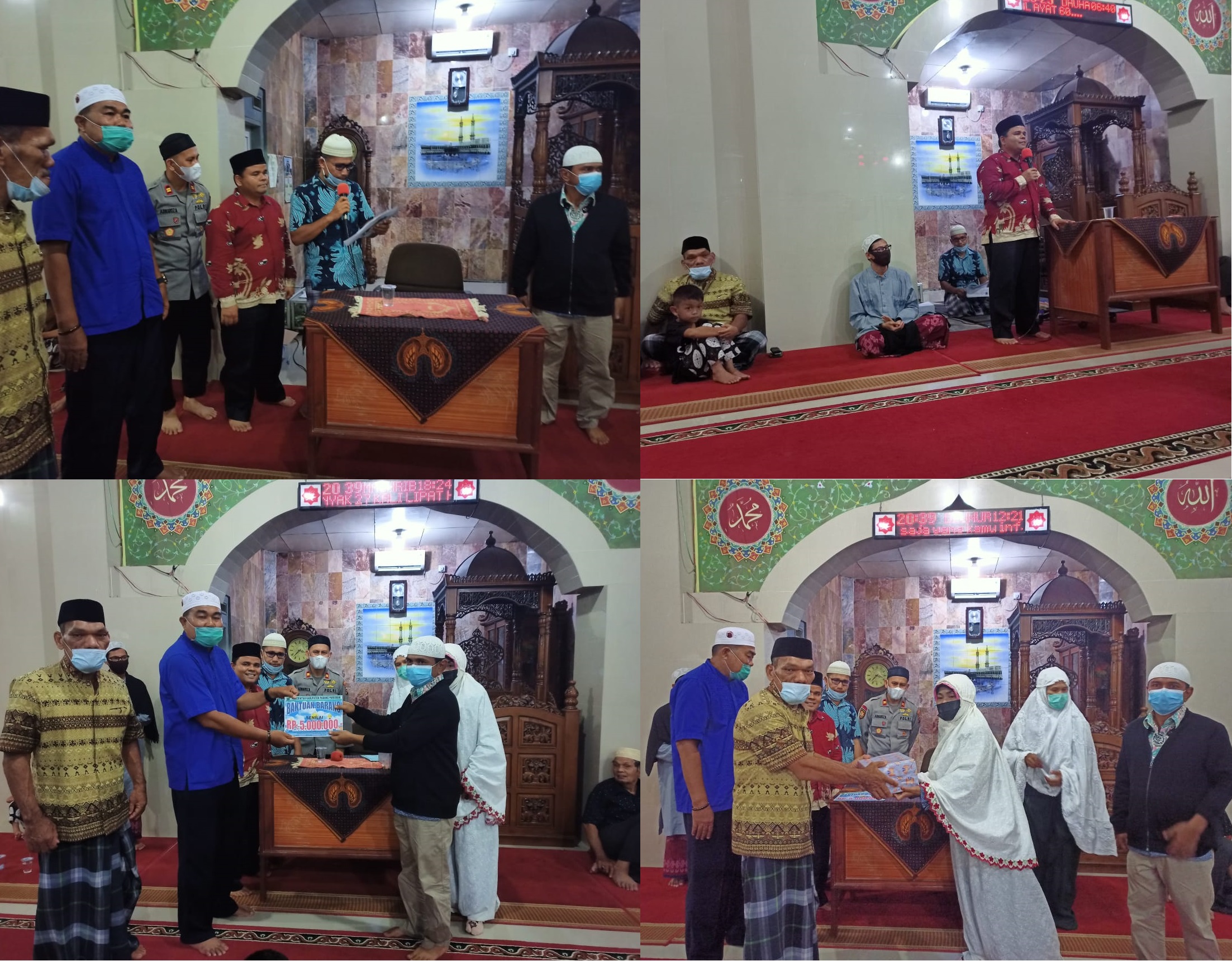 Tim 25 safari Ramadhan Kab. Padang Pariaman di Masjid Taqwa, Nagari Sungai Buluah Selatan