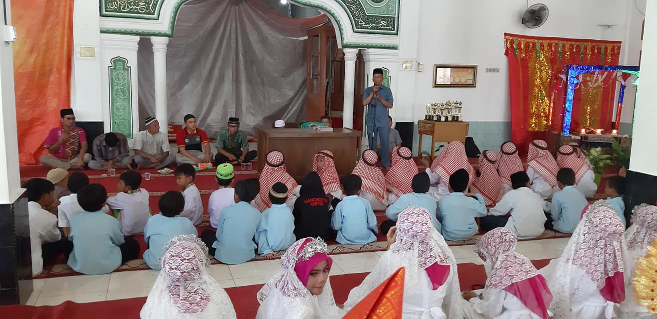 Pawai Takruf Khatam Alqur'an di Mesjid Rayatul Akbar Kasai Nagari Kasang