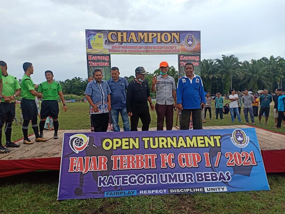 Opening Turnamen : FAJAR TERBIT FC CUP I/2021, Nagari Kataping